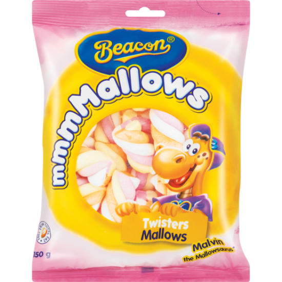 BEACON MARSHMALLOW TWISTERS 150GR