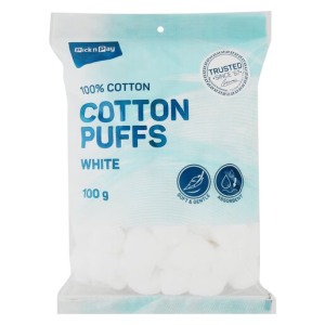 PNP COTTONWOOL PUFFS BABY 50GR