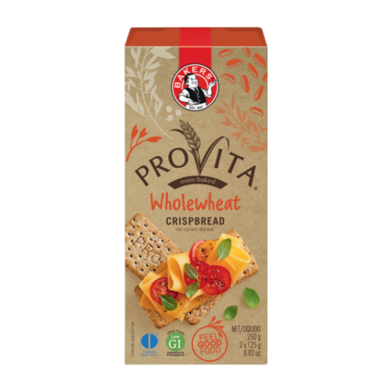 BAKERS PROVITA WHOLE WHEAT 250GR