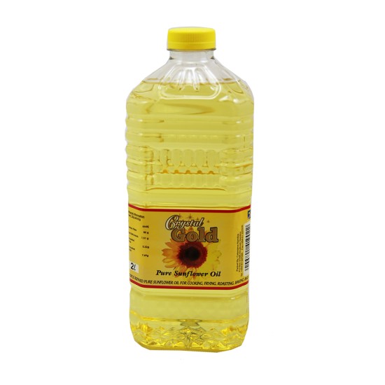 CRYSTAL GOLD SUNFLOWER OIL 2LITER