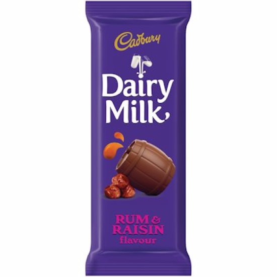 CADBURY SLAB RUM&RAISIN 80GR