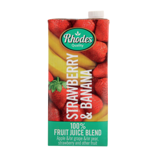 RHODES 100% STRAW&BANANA FRUIT JUICE 1L