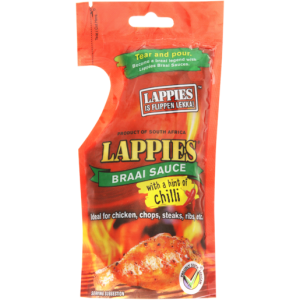 LAPPIES BRAAI SAUCE HINT OF CHILLI 200ML