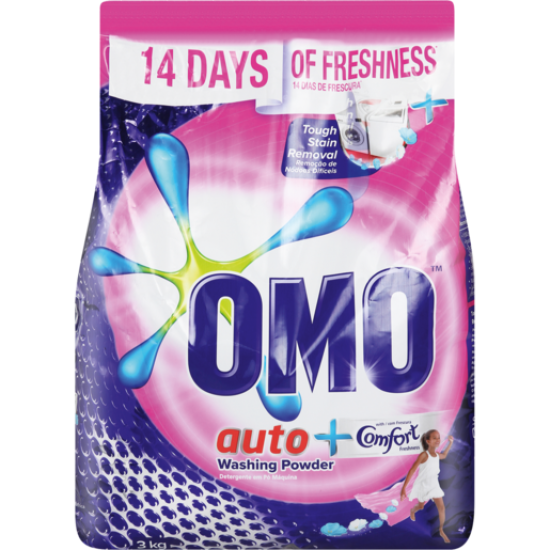 OMO AUTO W/POWDER TOUCH OF COMFORT 3KG